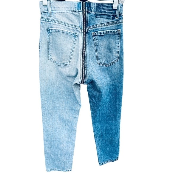 Revice Ying Yang Tokyo Wash Crops Full Zip 2 Toned Jeans Size 25 Women's - Picture 8 of 15